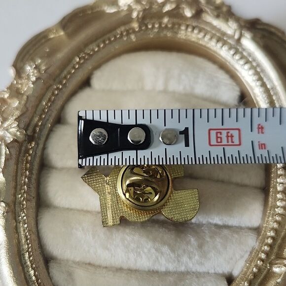 Festive JOY Enamel Pin Vintage - Picture 4 of 4